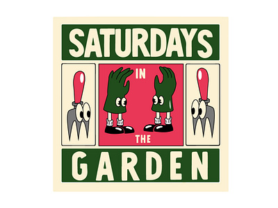 Saturdays in the Garden - Poster - BBG