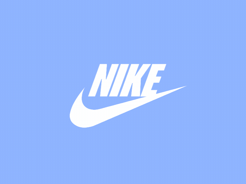 Nike aftereffects animated gif logo nike