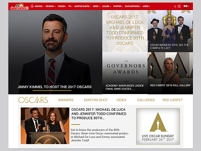 OSCARS WEB PAGE