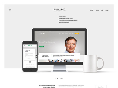 FCO Finance web concept design mobile ui ux web