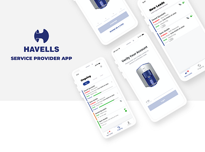 Havells Service App brand design design ui user experience user interface user interface design ux