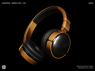 Concept Headphones 3d 3d design 3d product 3dmodel anerin audio blender colorful concept concept design design digital headphones metal modelling objects playground product render sound