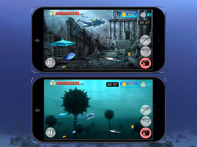 Under Water Game in Unity3D android game developers game development company ios game developers iphone game developers unity game developers
