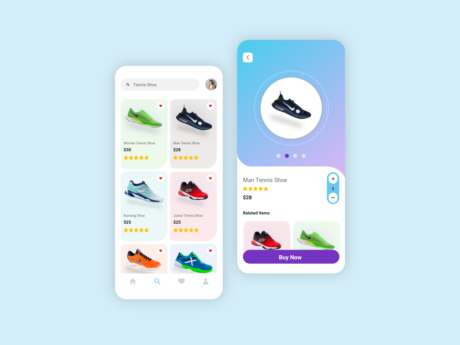 Shopping app/Online shopping by Masum Billah on Dribbble