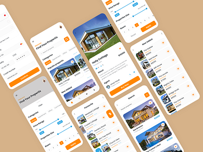 eAgent :Real estate mobile app ui design