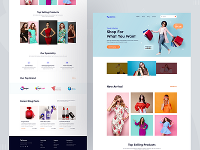 E-commerce website UI Design design e commerce e commerce landing page e commerce shop ecommerce landing page ecommerce website fashion e commerce fashion ecommerce website fashion website landing page minimal online shop shopping store shopping website ui ux web design website website homepage website ui