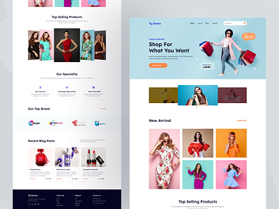 E-commerce website UI Design