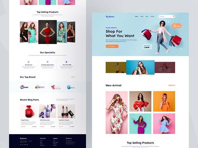 E-commerce website UI Design by Masum Billah on Dribbble