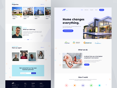 Real Estate Agency Landing page agency agency landing page agency website apartments clean homepage landing page minimal real estate real estate agency real estate agent real estate app real estate landing page real estate website trend ui ux website