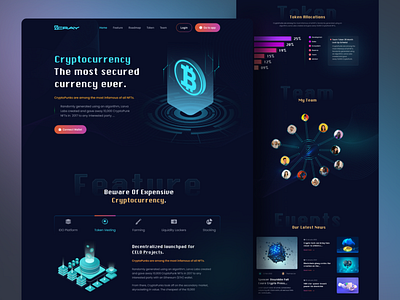 Cryptocurrency Landing Page