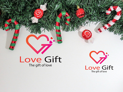love gift4 app branding design icon illustration lettering logo minimal type typography web