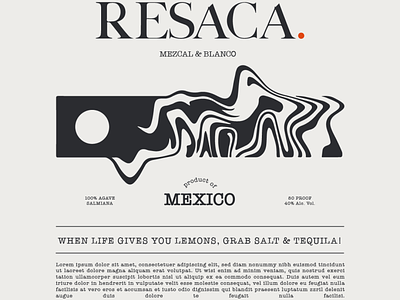 Resaca - Tequila Branding alcohol branding design graphic design illustration landingpage logo packaging tequila typography ui ux vector