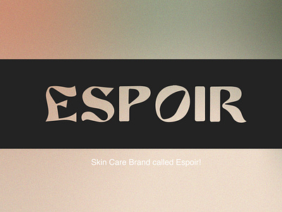 Espoir - Branding & Landing page