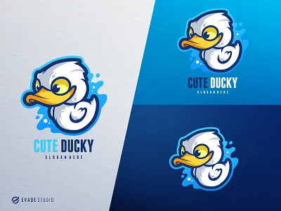 Cute Ducky branding design duck duck hunt duck logo esportlogo esports illustration logo mascot mascot logo vector