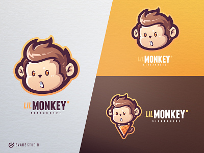 Lil Monkey animal design esportlogo esports illustration logo mascot mascot logo monkey monkey logo vector