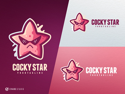 Cocky Star animal branding design esportlogo esports illustration logo mascot mascot logo star vector