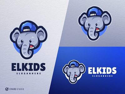 Elephand Kids animal brand company elephant elephant logo esport esportlogo esports general head illustration logo logoesport mascot mascot logo vector