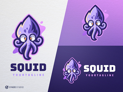 Squid animal brand company design esport esportlogo esports general head illustration logo logoesport mascot mascot logo squid vector