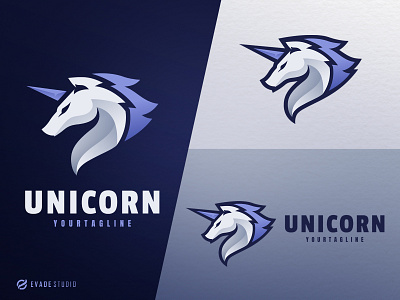 Unicorn animal brand company design esport esportlogo esports general head illustration logo logoesport mascot mascot logo unicorn unicorn logo vector