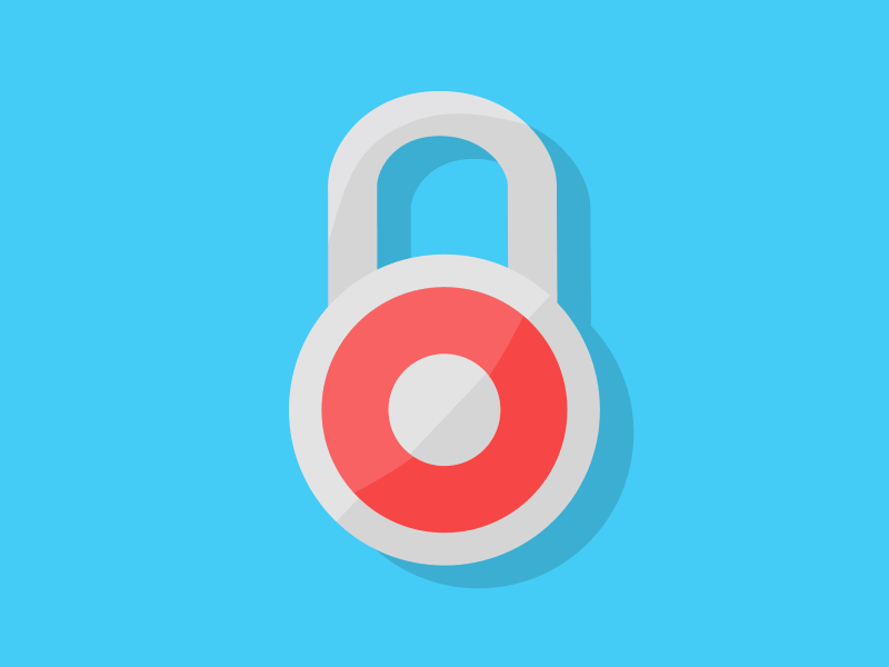 Lock Check animation checkmark interface lock mograph motion design secure security