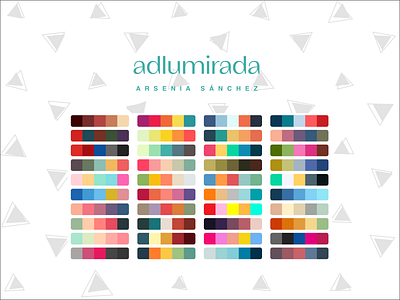 Multicolour Adlumirada branding design graphic design logo