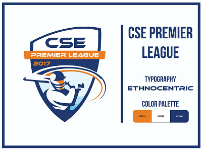 CSE Premier League adobe illustrator bangladesh club concept cricket cse graphic design illustrator logo design sports sports logo tournament tournament logo univeristy