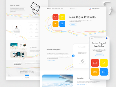 Alpha Efficiency - Website Design design desktop design mobile design redesign responsive responsive design responsive website design ui ux webdesign website design