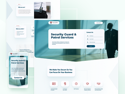 Alert Patrol - Landing Page