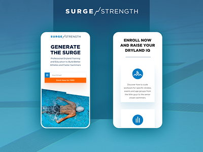 Surge Strenght - Landing Page Design