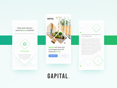 Gapital - Website Design branding design desktop design mobile design responsive design ui ux web webdesign website design