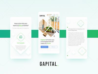 Gapital - Website Design branding design desktop design mobile design responsive design ui ux web webdesign website design