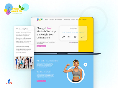 Better Weigh - Landing Page branding design responsive design ui ux website design