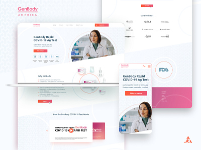 GenBody America - Website Design design desktop design responsive design ui ux webdesign website design