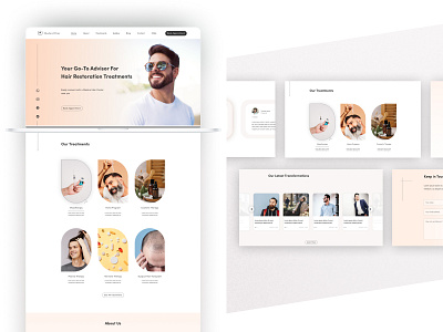 Medical Hair - Landing Page Template