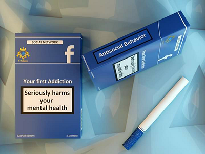 Social media cigarette packet
(Facebook)