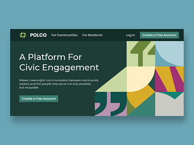 Civic Engagement Website app design art design home screen homepage icon illustration inspirations landing page design minimal typography ux web webdesign website website design website inspiration website marketing page website marketing page