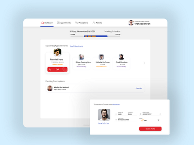 Dashboard Design - Medical Lab - Appointments