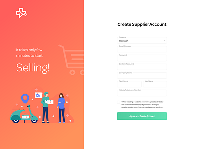 Create Account - Form Design - Sign Up Page