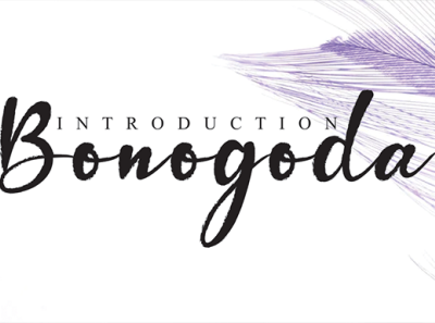 bonogoda font