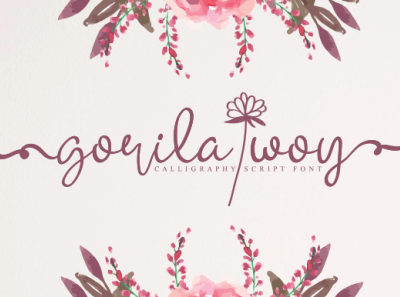 gorila woy font