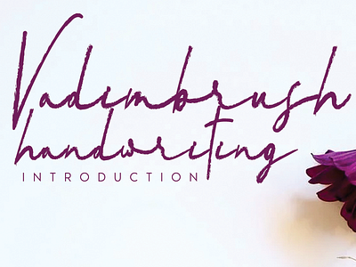 Vadimbrush script brush font andikastudio branding calligraphy classy display elegant fashion feminine handwriting invitation lettered letterhead ligature product script signature stylisth wedding