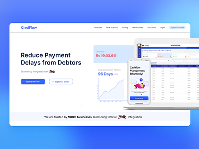 Saas Landing page