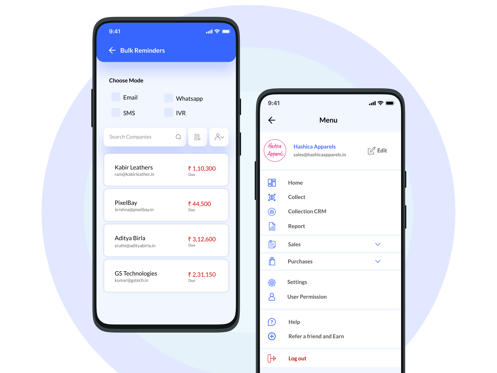 Reminder and Side Navigation Bar UI Design for Mobile App by Shebin ...