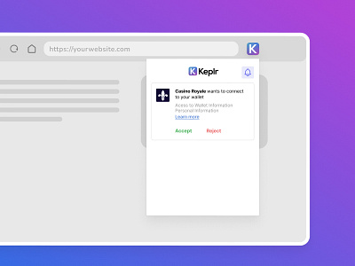 Keplr Extension Notification | Wallet Integration Experience