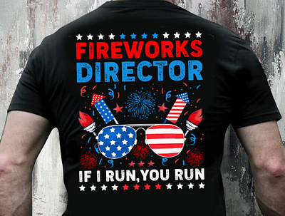 4th Of July Fireworks Director I Run You Run T-Shirt 4th of july branding graphic design logo design original us flag tshirt ui united amrica us flag hoodie us flag shirt usa flag