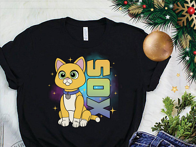 Disney Pixar Lightyear Sox Starry Cat Poster T Shirt