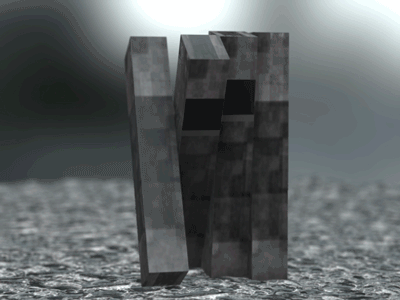 the robot in the Movie Interstellar c4d gif interstellar robot