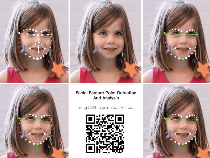 Facial Feature Point Detection ai detect face facial feature point svg