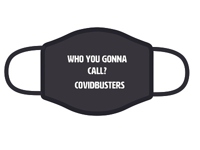 CovidBusters covid-19 design ghostbusters illustration mask weekly warm-up