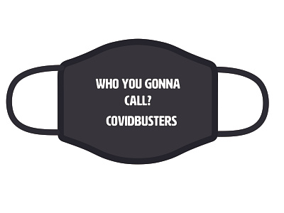 CovidBusters covid 19 design ghostbusters illustration mask weekly warm up
